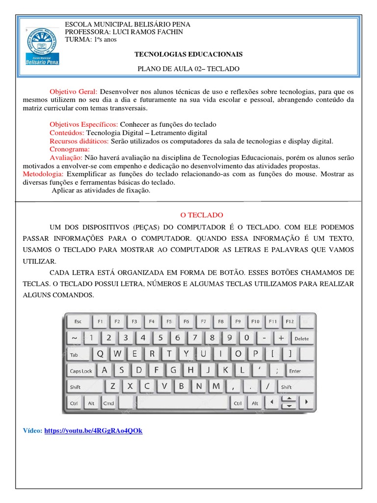 Plano 04 teclado